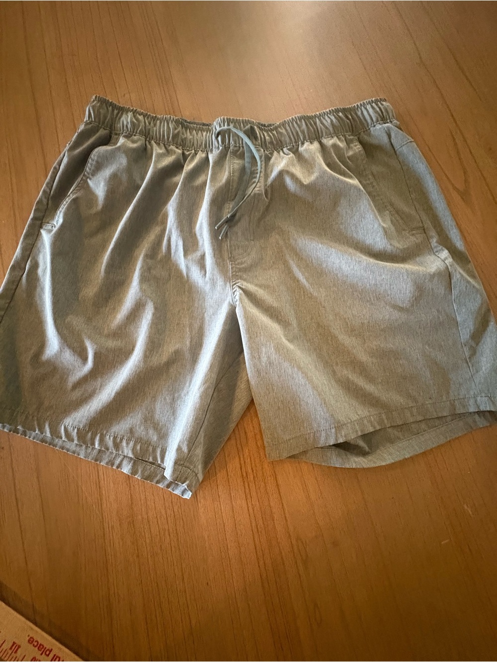 Eddie Bauer Men's Swim Beach Elastic Waist Shorts Size XXL - Heather Green